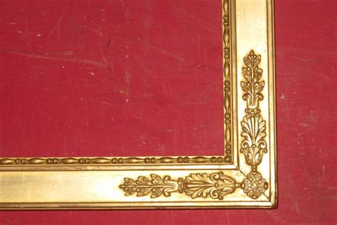 Proantic Restoration Period Frame 19th In Gilded Wood