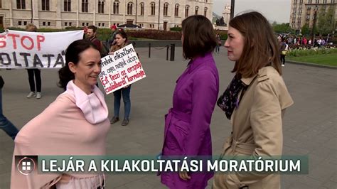 Lejár a kilakoltatási moratórium 2019 04 24 YouTube