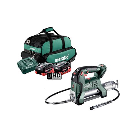 Metabo 18v Cordless Grease Gun 2 X 55ah Au60078902 Kit Bunnings