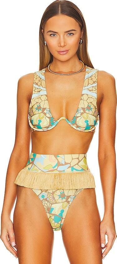 Andrea Iyamah Lasa Bikini Top Shopstyle Swimwear