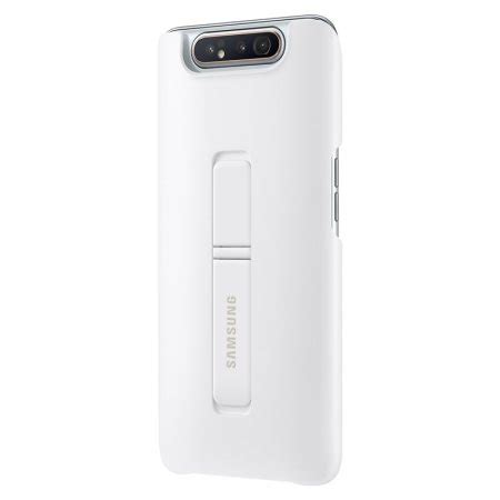 Funda Samsung Galaxy A80 Oficial Protective Stand Cover Blanca