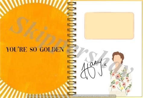 Harry Styles Themed Digital Planner Etsy