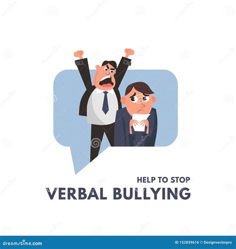 Bullying Boss Shouting And Pointing Cartoon Vector | CartoonDealer.com ...