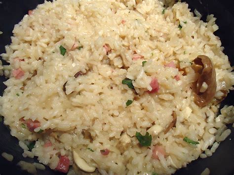 Risotto Mit Schinken Und Pilzen Von Milz Alfred Chefkoch De