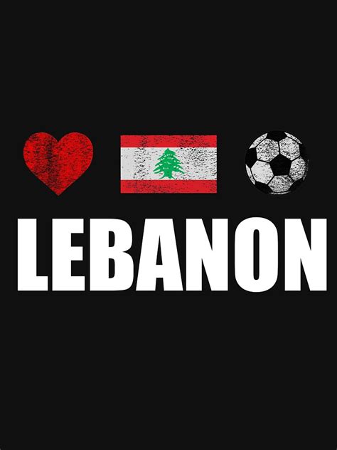 "Lebanon Football Shirt - Lebanon Soccer Jersey" T-shirt by ozziwar ...