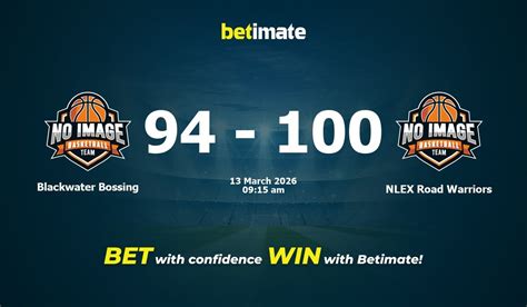 Blackwater Bossing Vs Nlex Road Warriors Basketball Prediction Odds