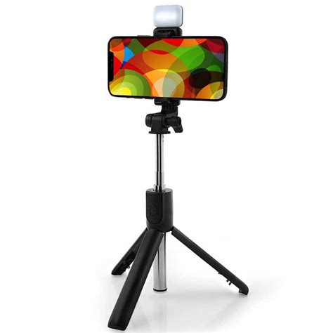 Jual Tongsis Selfie Tripod Lampu Led Bluetooth In Dengan