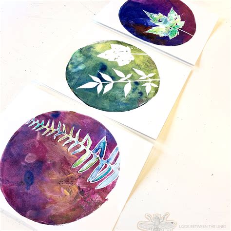 Gelli Printing Ideas From A Self Taught Printmaker Look Between The Lines