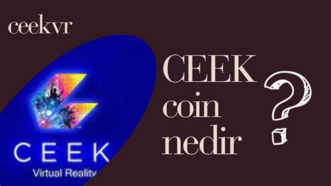 Ceekvr Ceek Coin Nedir Youtube