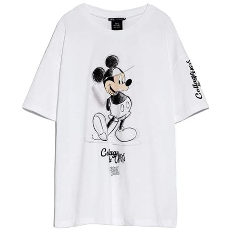 Jual Zara Disney Mickey Mouse Oversized T Shirt Premium Cotton Atasan