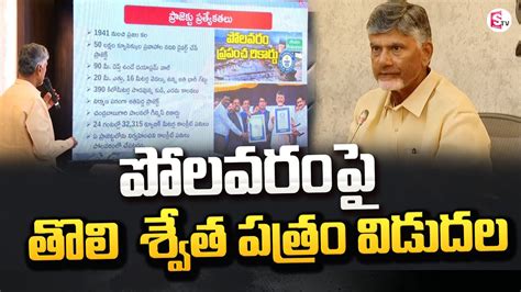 LIVE తల శవతపతర వడదల CM Chandrababu Releasing White Paper on