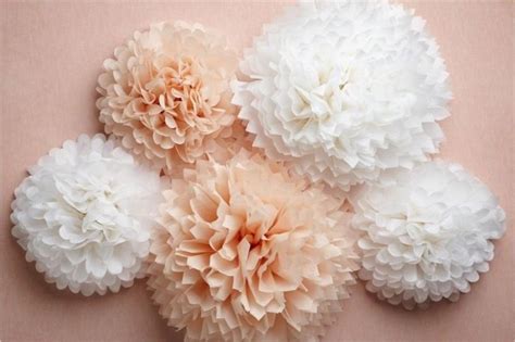 Paper Pompom Tissue Paper Flower Balls Wedding Decoration Party