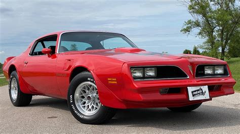 1978 Trans Am Ws6 400ci Auto Ac Ws6 Wheels Rust Free Mayan Red