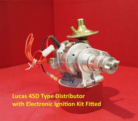 Powerspark Lucas 45D4 Type Distributor With Electronic Ignition Kit And