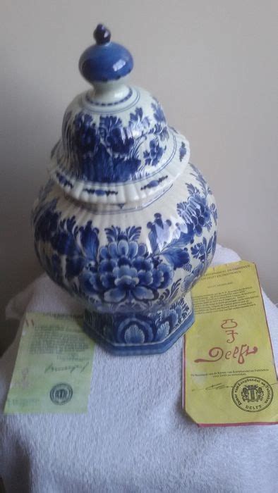 De Porceleyne Fles Vaso Grande Con Coperchio Blu Di Delft Catawiki