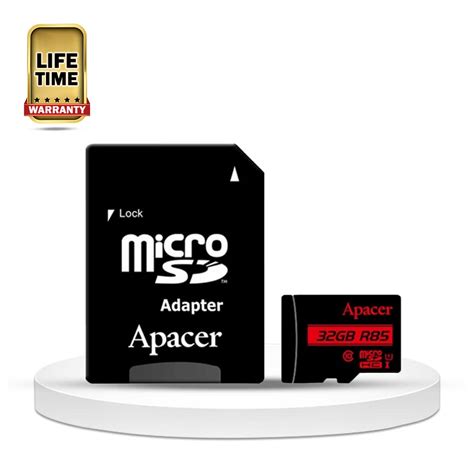 Apacer R85 32GB Micro SD Memory Card Class 10 With Adapter The Gadget Hub