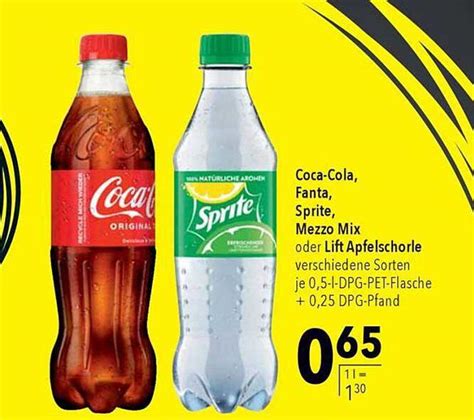 Coca Cola Fanta Sprite Oder Mezzo Mix Angebot Bei Lidl 1Prospekte De