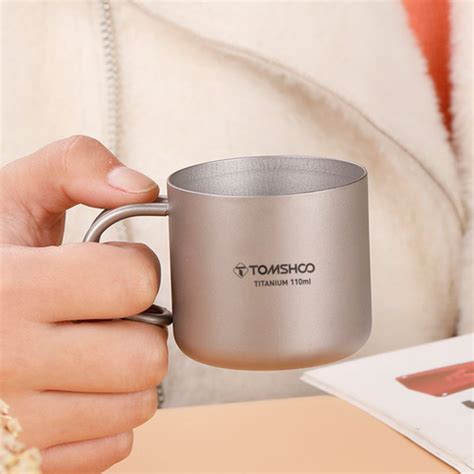 Cafetera De Camping De 750 Ml Y Cafetera De Titanio De Taza Cuotas