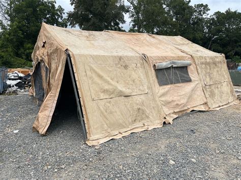 Us Military Tent Expandable Modular Personnel Temper Desert Tan