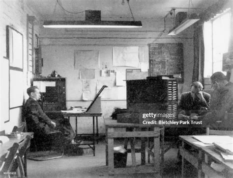 This Shows The Intercept Control Room In Hut 6 At Bletchley Park