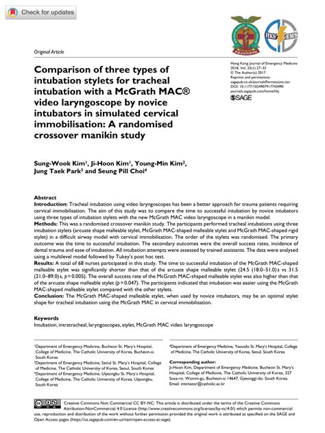 (PDF) Comparison of three types of intubation stylets for tracheal ...