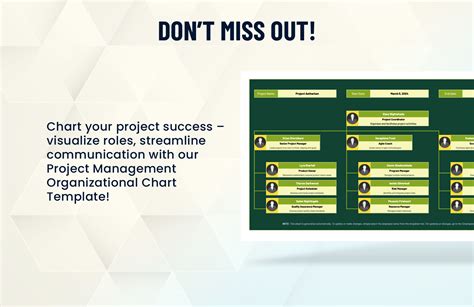 Project Management Organizational Chart Template in Excel, Google ...