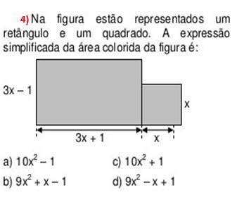 Na Figura Est O Representados Um Ret Ngulo E Um Quadrado A Express O