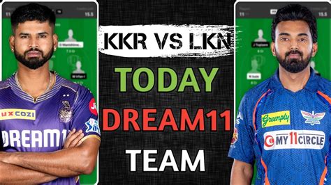 Kkr Vs Lkn Dream Team Kkr Vs Lsg Dream Prediction Kkr Vs Lkn