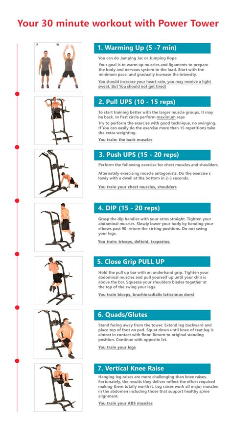 30 Minute Workout With Power Tower - Get Stronger Fast!