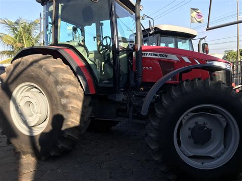 Trator Massey Ferguson Mf R Dyna Ano Fazendas Mato Grosso