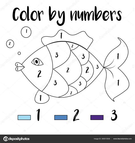 Free Color By Number Printables For Preschoolers Printable Templates