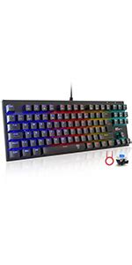 Sangkee Et Teclado Mec Nico Gamer De Modos Con Cable Inal Mbrico