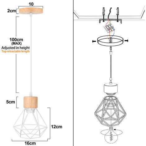 Lampada A Sospensione Moderna Nordica Lampadario Da Soffitto Metallo