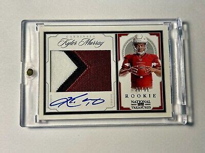 Kyler Murray Panini National Treasures Rookie Patch Autograph