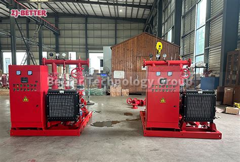 Edj Fire Pump Set With Advanced Features Better Technology Co Ltd