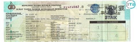 melihat biaya pajak motor  stnk  mudah