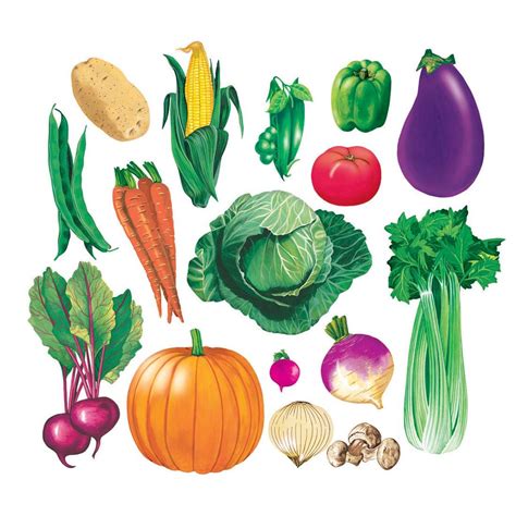 Vegetable Cutouts Printable