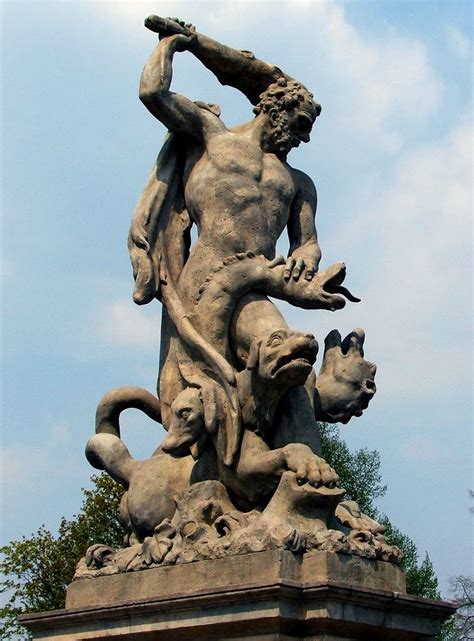 Hercules Fighting The Hydra At The Gate Of The Château De Bialystok By