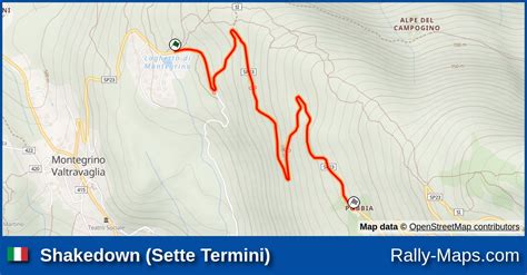 Shakedown Sette Termini Stage Map Rally Dei Laghi 2023 CRZ