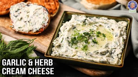 Garlic Herbs Cream Cheese Recipe Delicious Homemade Garlic Herbs Cream Cheese Ruchi Bharani