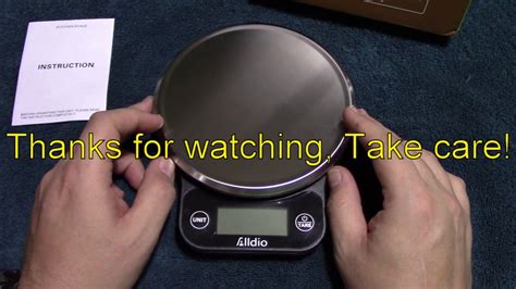 Alldio Digital Kitchen Scale Review YouTube