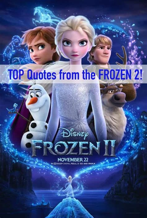 Frozen 2 Quotes - The top quotes from the movie. - Enza's Bargains