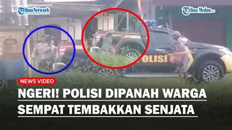 Detik-detik Tiga Polisi Dipanah Warga, Sempat Tembakkan Senjata, Kocar-kacir saat Busur Ditarik ...