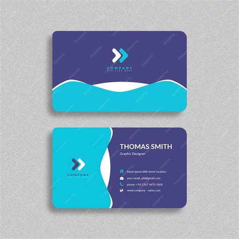 premium psd modern business card design psd template
