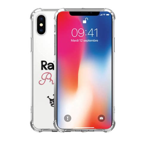 5 sur Coque pour iPhone X Xs anti choc souple angles renforcés