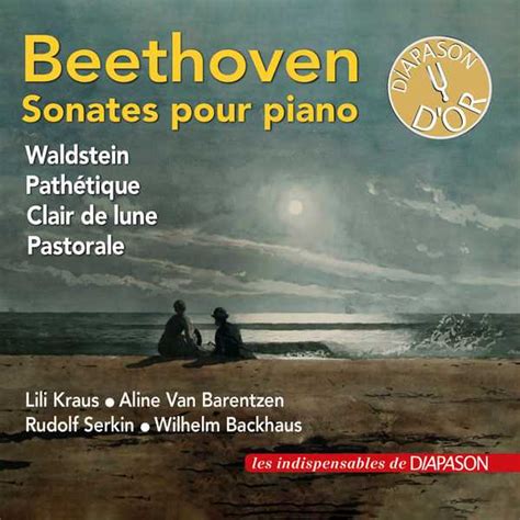 Beethoven Sonates pour Piano Waldstein Pathétique Clair de Lune