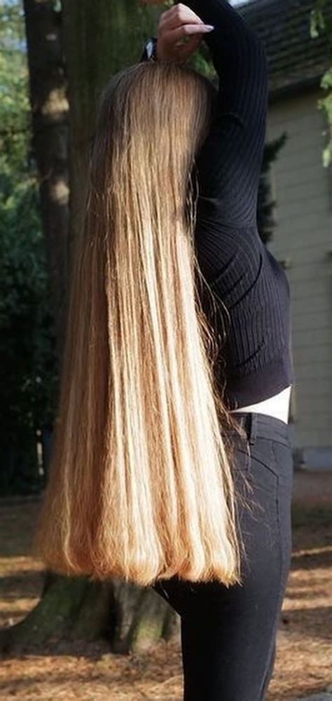 Long Hair Women Extremely Long Hair Super Long Hair Lustrous Hair