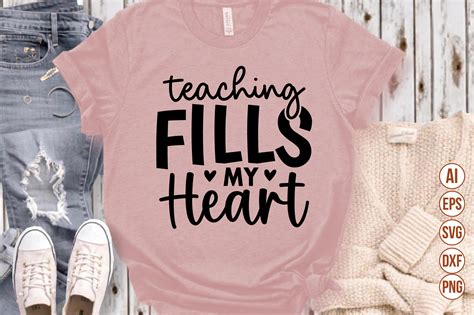 Teaching Fills My Heart Svg Graphic By Creativemim2001 · Creative Fabrica