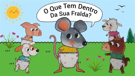 O Que Tem Dentro Da Sua Fralda Historinha Infantil Livro Infantil