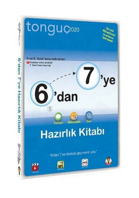 6 Dan 7 Ye Hazırlık Kitabı Tonguç Yayınları Fiyatları ve Özellikleri